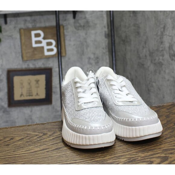 Universal Thread Persephone Sneakers with Memory Foam Insole Silver Gray 9.5M - Picture 3 of 10